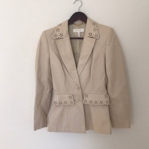 Leather Escada jacket. Size 34.
